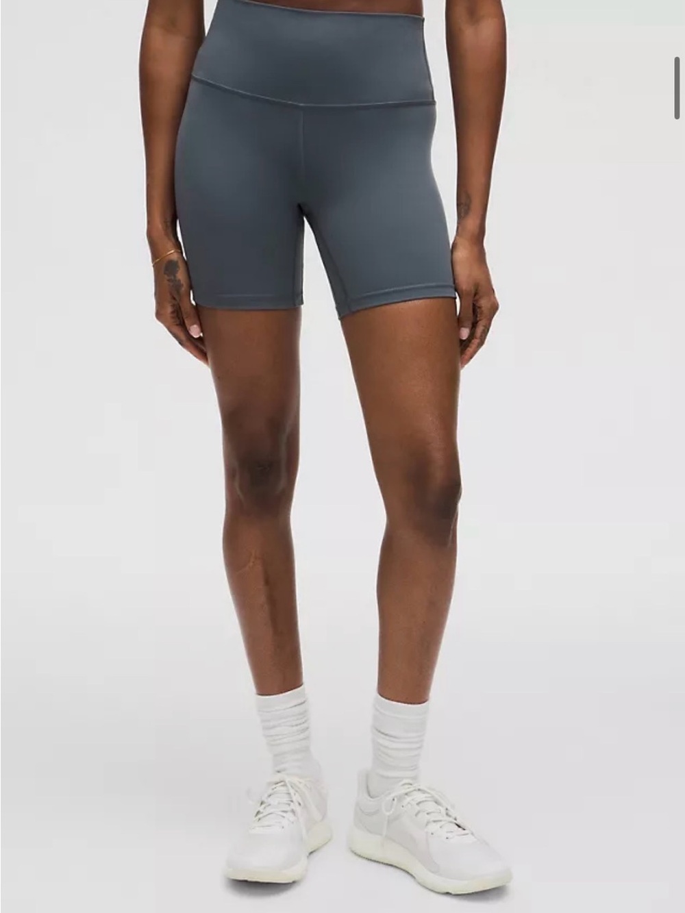 Lululemon Bike shorts, High-Waist Oil Grey 6in